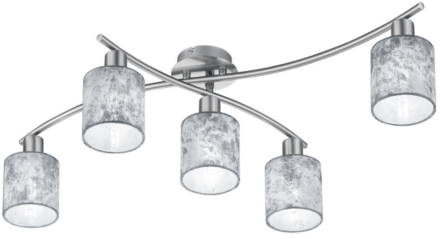 Trio Garda Ceiling E14 Silver (605400589)