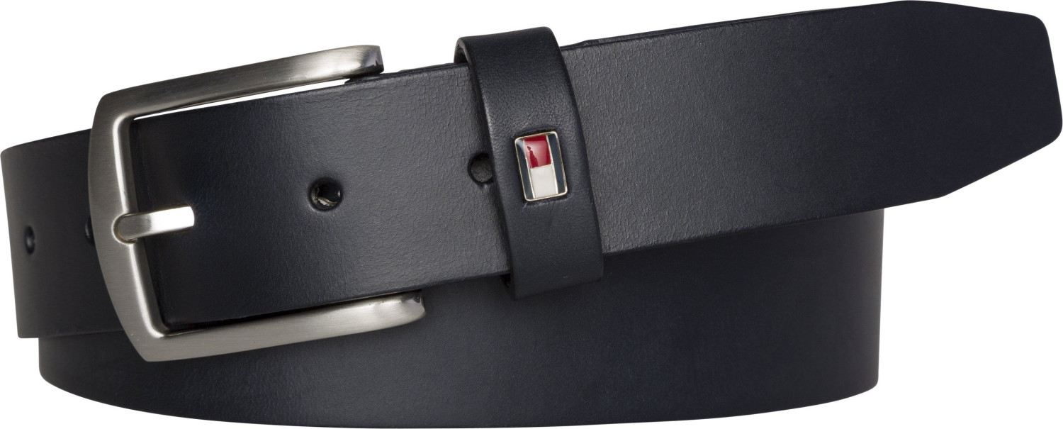 Tommy Hilfiger Denton Rounded Buckle Leather Belt midnight (E3578A1208403) ab 39,99