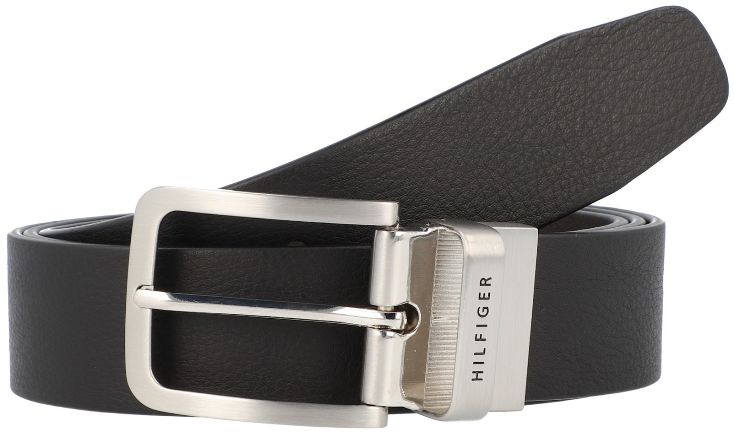 Belt black/brown (AM0AM03111) | Loop bei Preisvergleich Hilfiger Tommy € 40,80 Reversible ab Silver-Tone Leather