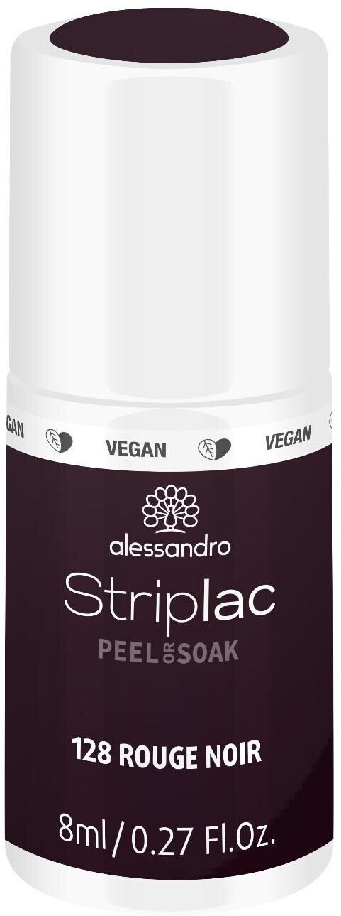 Alessandro Striplac Peel or Soak - 128 Rouge Noir (8 ml)