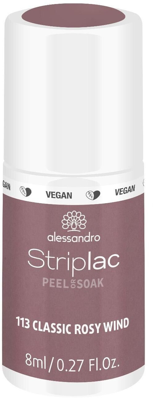 Alessandro Striplac Peel or Soak - 113 Classic Rosy Wind (8 ml)