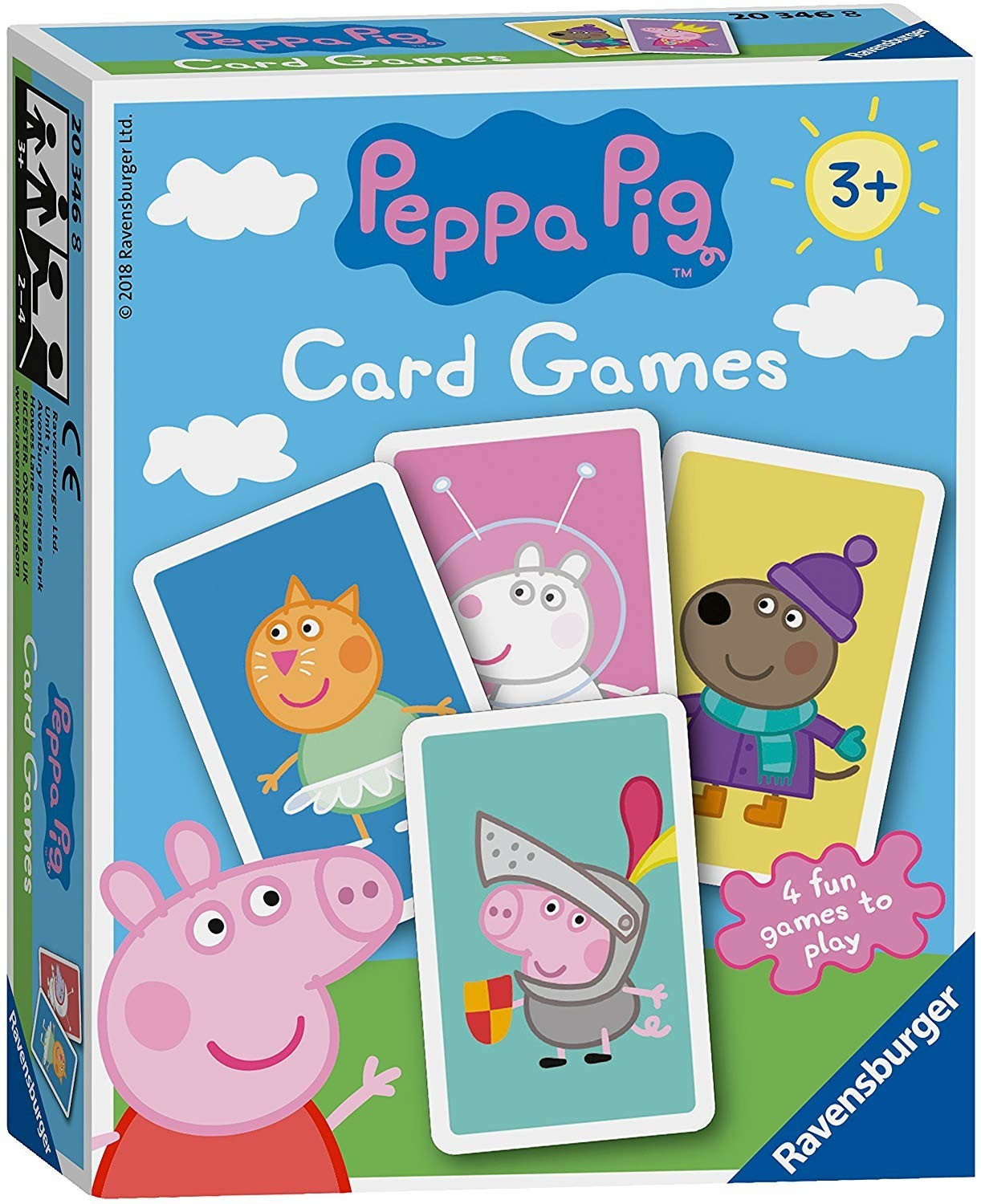Photos - Board Game Ravensburger Peppa Pig Giant Playing Cards 