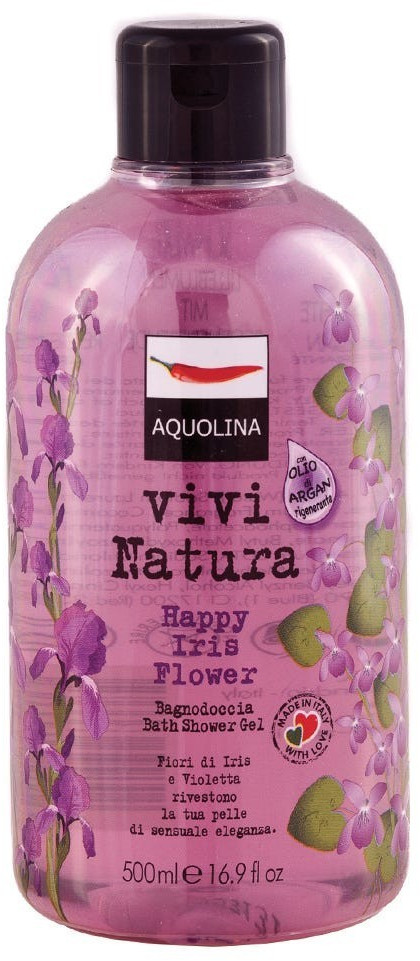 Aquolina Vivi Natura Happy Iris Flower Bath Shower Gel (500ml)
