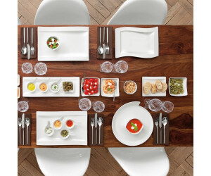 Assiette Plate Villeroy & Boch Newwave 27 Cm - Porcelaine Blanche - Neuf