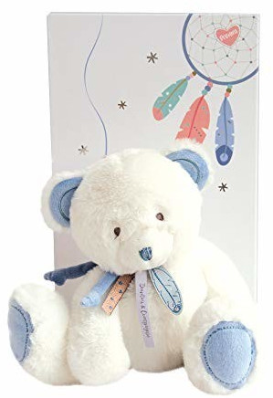 Doudou et Compagnie Nounours Attrape-Rêves Bleu 30 cm