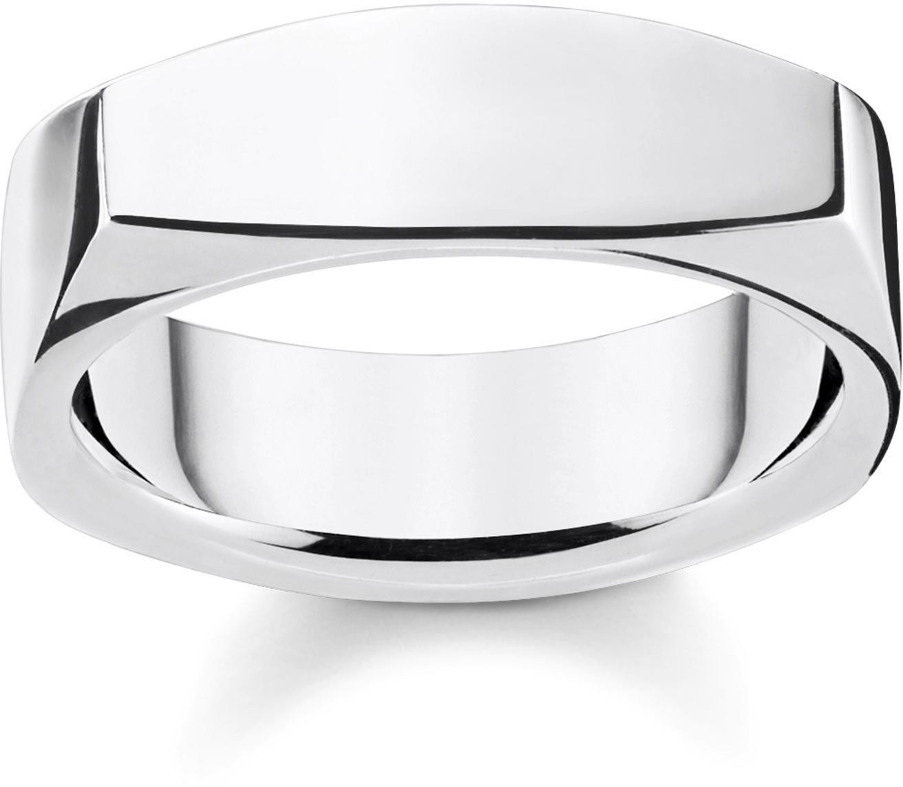 Anello Unisex Thomas Sabo TR2209-641-11 In Argento 925 Con Onice E Zirconi Neri