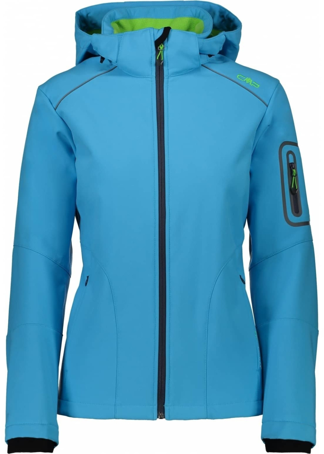 CMP Women Softshell Jacket Zip Hood (3A05396) caribe/mint