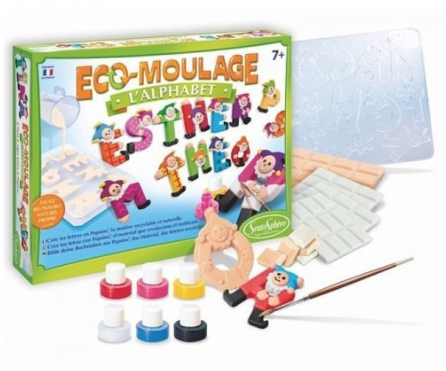 Sentosphère Éco-moulage Popsine - L'alphabet