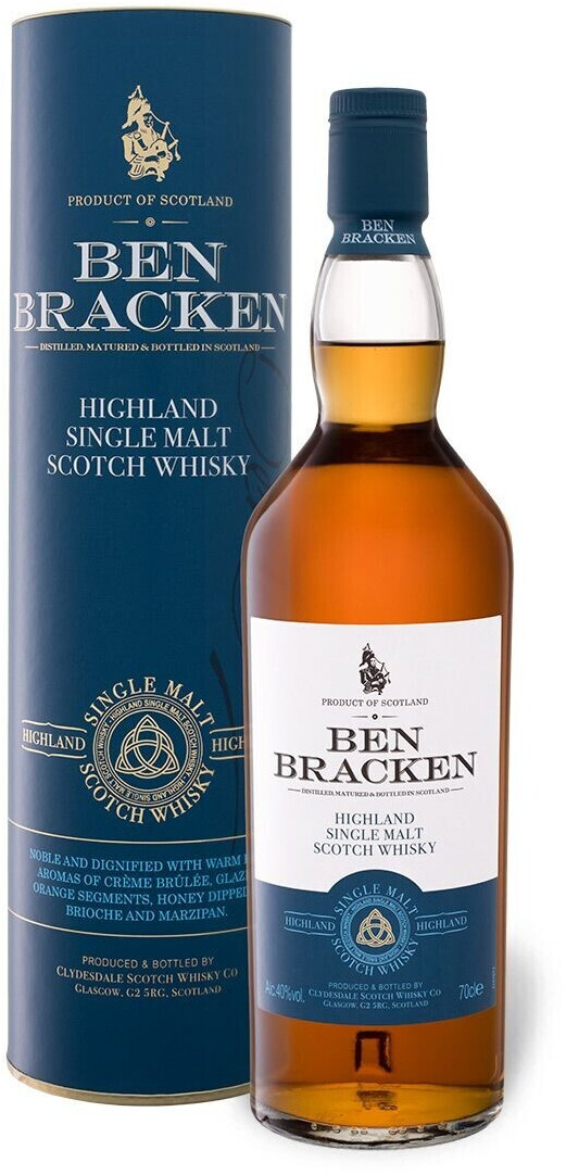 Ben Bracken Highland Single Malt Scotch Whisky 0,7l 40% ab 19,99 € |  Preisvergleich bei