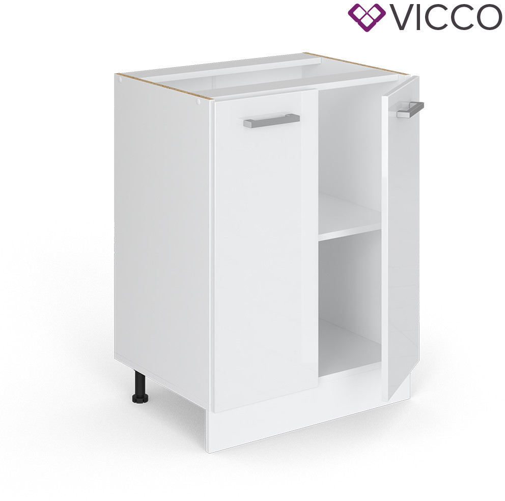 VICCO Unterschrank R-Line ohne Arbeitsplatte 60cm weiß Hochglanz ab 77,90 €  | Preisvergleich bei