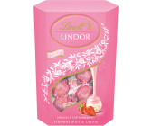 Lindt - Cornet LINDOR - Chocolat au Lait - Cœur fondant - Idéal