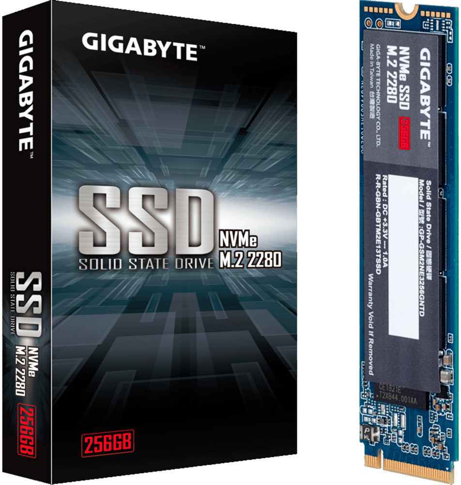 GigaByte NVMe SSD 256 Go (GP-GSM2NE3256GNTD) au meilleur prix sur