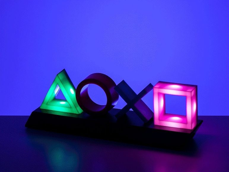 Lampe Logo Playstation Multi-Couleurs Pour Sony Playstation