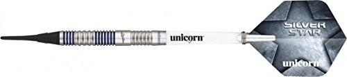 Unicorn Darts Silver Star TM Gary Anderson Softdarts 80% Tungsten 18 g