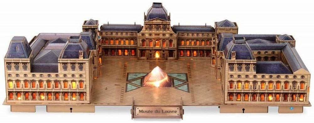 Cubic Fun Puzzle 3D Le Louvre avec LED