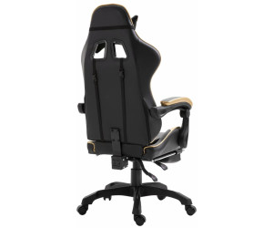 vidaXL Gaming Chair PU with Footrest Gold (20218) ab 145,99 vidaXL Gaming Chair PU with Footrest Gold (20218) ab 145,99