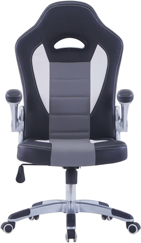 VidaXL Gaming Chair Leatherette/Metal Black/White