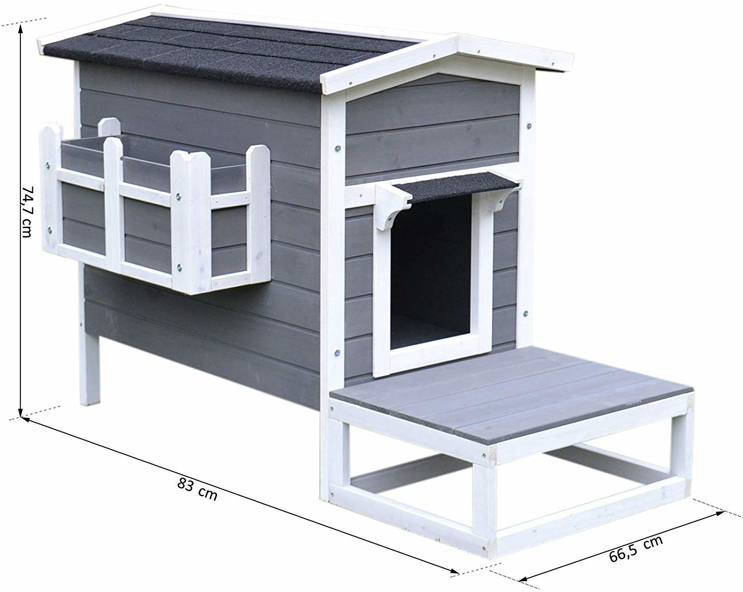 Pawhut Maison pour chat Pawhut Maison pour chat