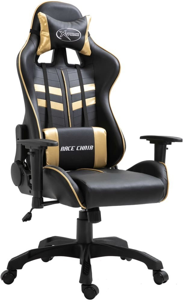VidaXL Gaming Chair PU Gold (20194)