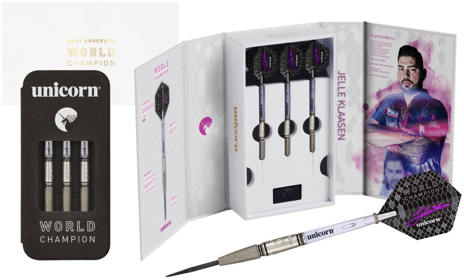 Unicorn Darts World Champion Jelle Klaasen Steel Dart 22g