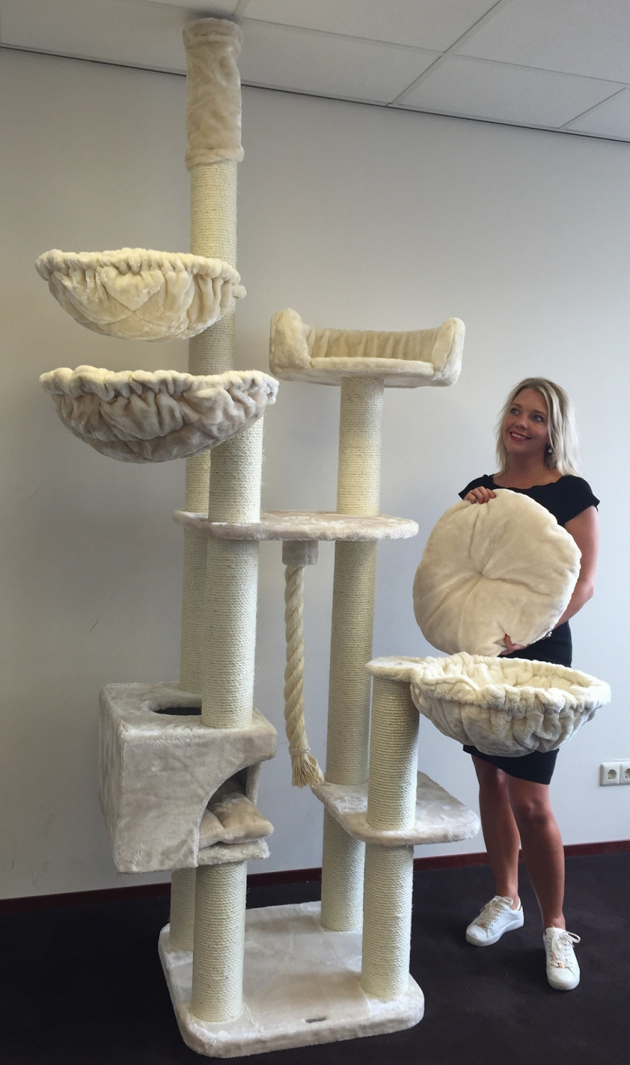 RHRQuality Cat Tree Catdream de Luxe Cream