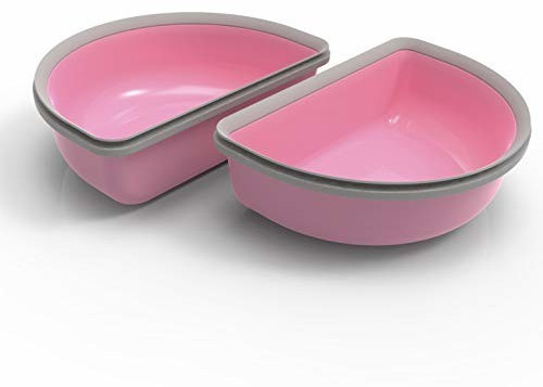 SureFeed Half Bowls Pink