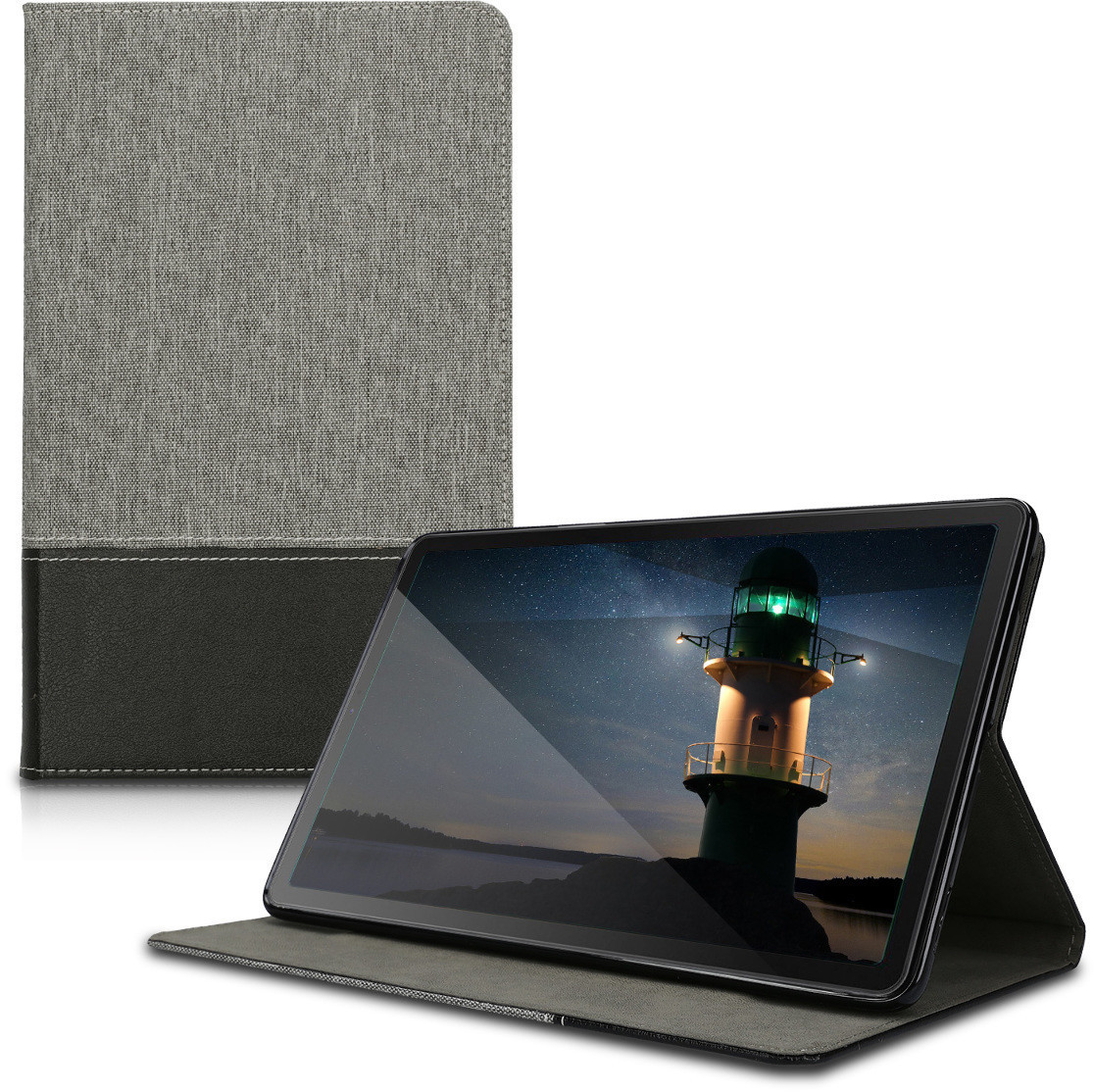 kwmobile Case Galaxy Tab A 10.1 2019 grey/black (47846.01)