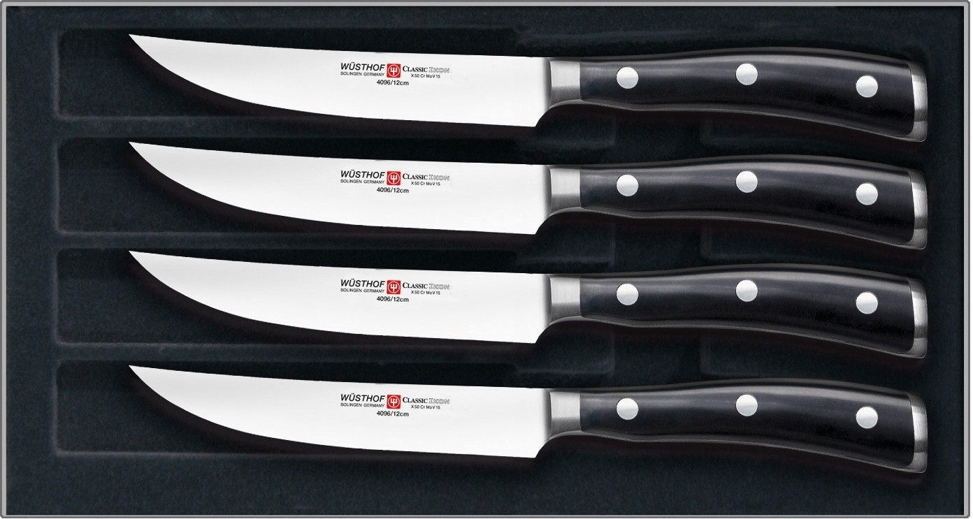 Wüsthof Classic Ikon couteaux à steak 4 pièces