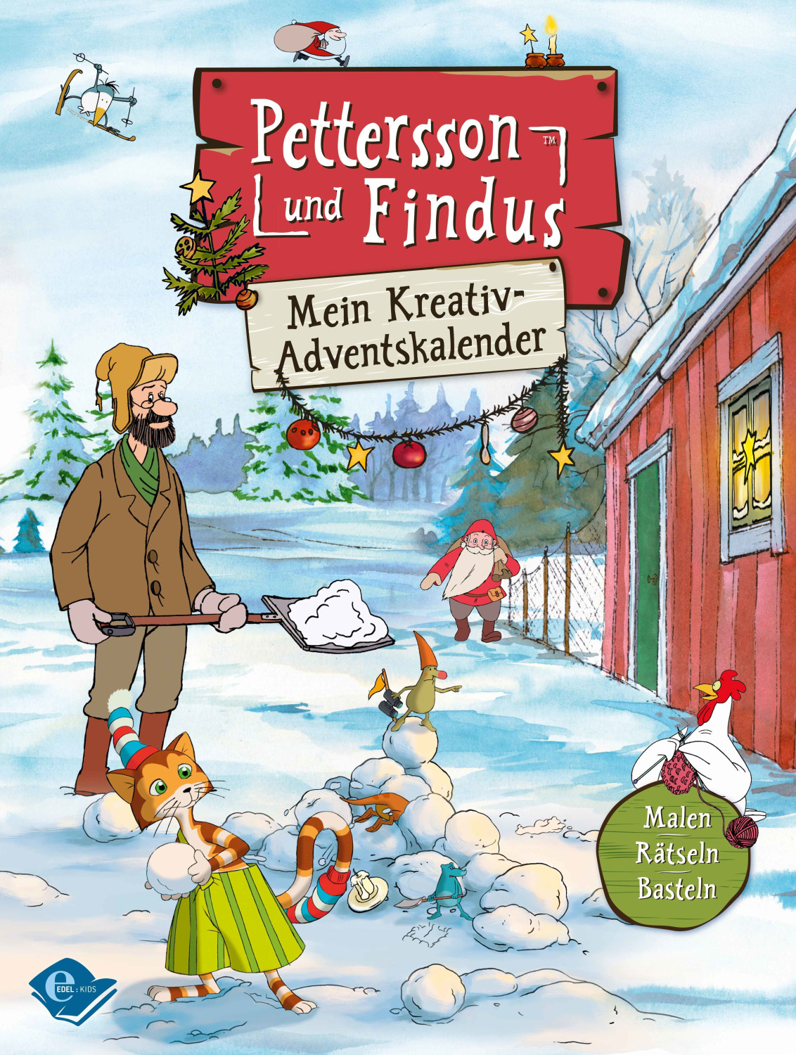 Edel Kids Books Pettersson und Findus: Mein Kreativ-Adventskalender