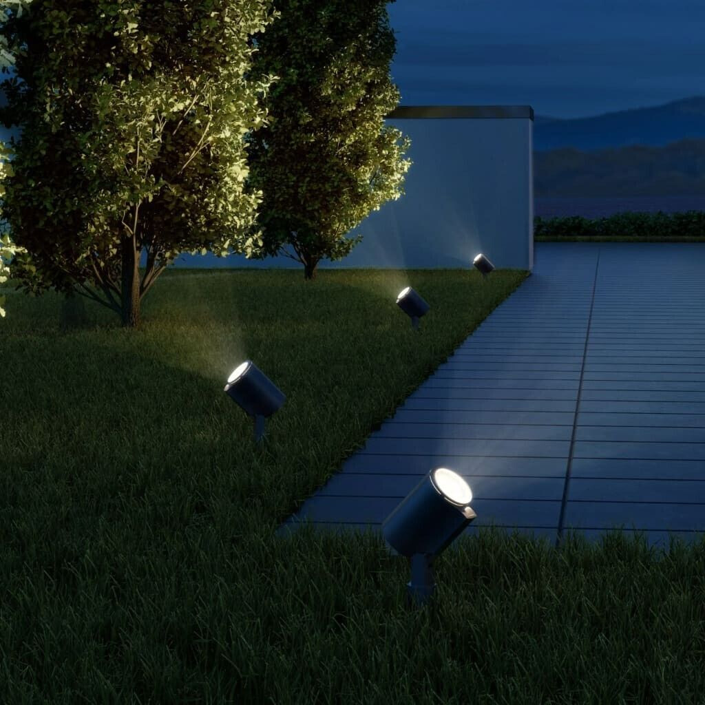 Projecteur extérieur à piquer Steinel Spot Garden anthracite, LED