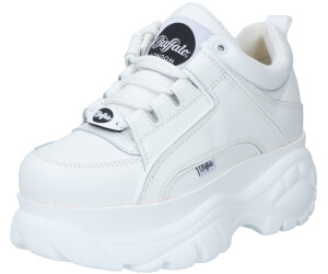 Buffalo london classic lowtop platform chunky trainers in white top