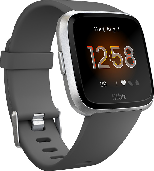silver fitbit versa