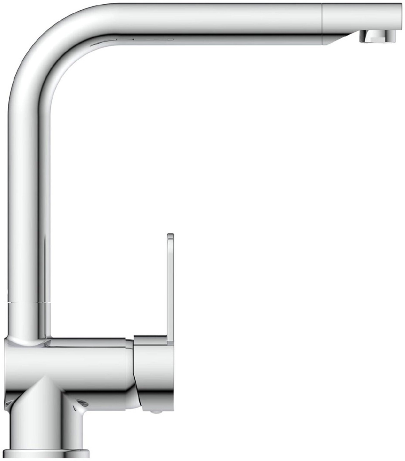 F.J. Schütte 79826 Rio Design Washbasin Fittings, Stainless Steel Look