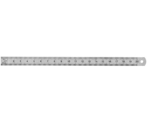 RUMOLD Lineal 50cm Edelstahl silber 