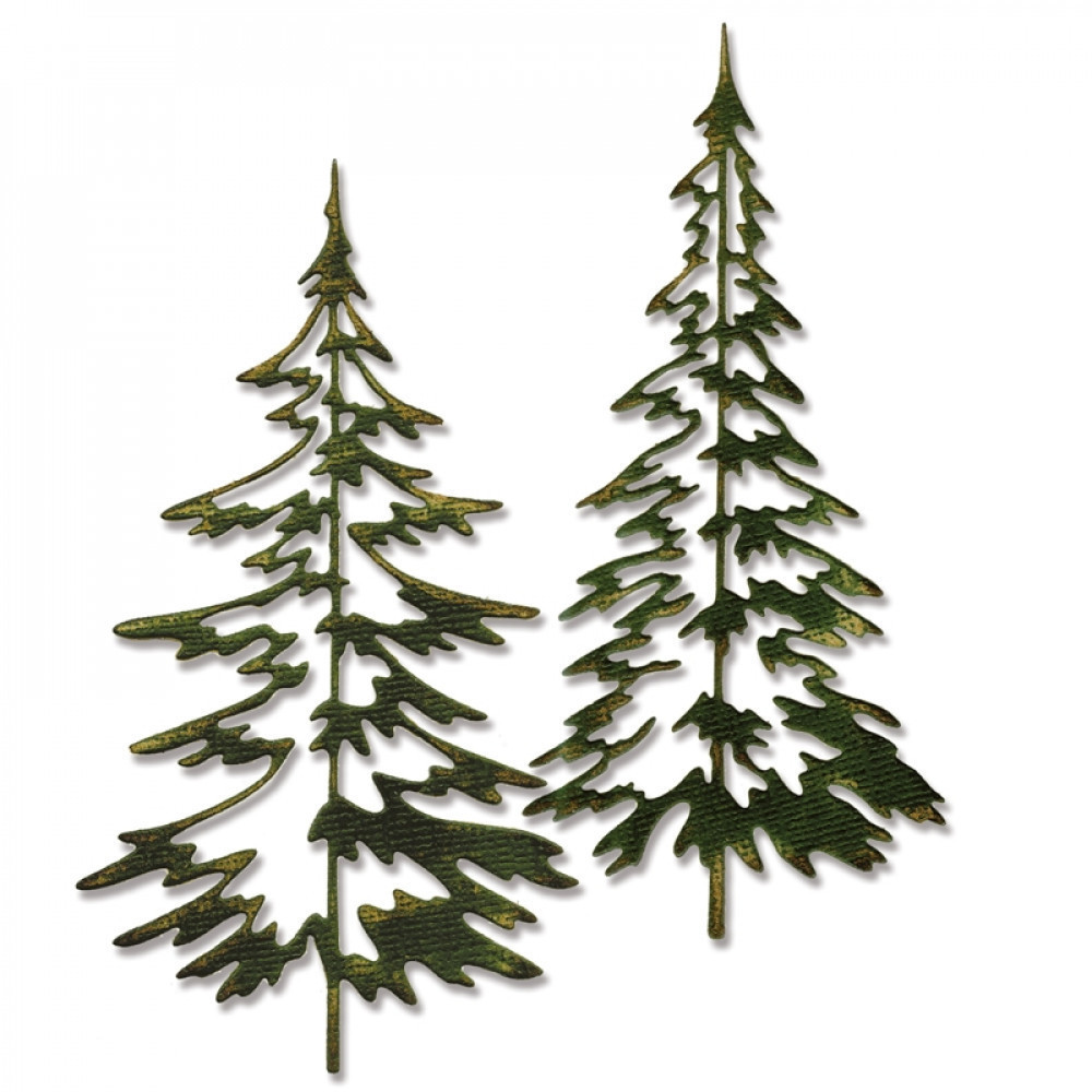 Sizzix Thinlits Die Set 2PK - Woodlands (660978)