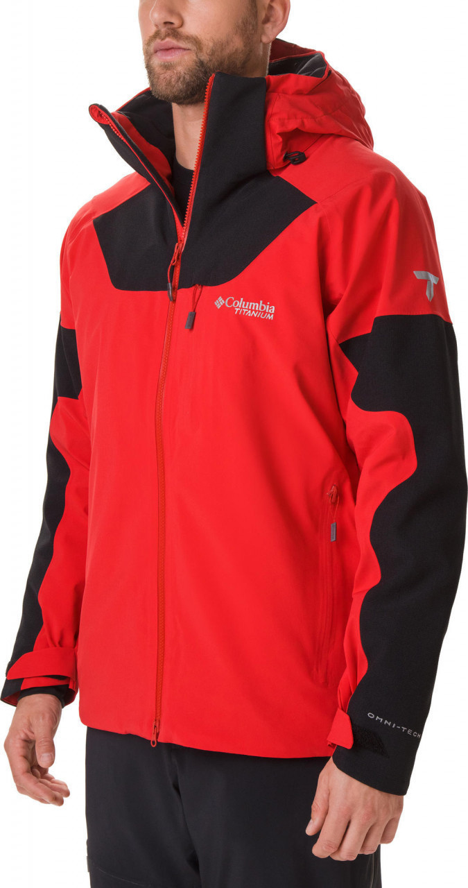 Columbia Powder Keg III Jacket Men mountain red/black
