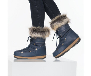 moon boots denim blue