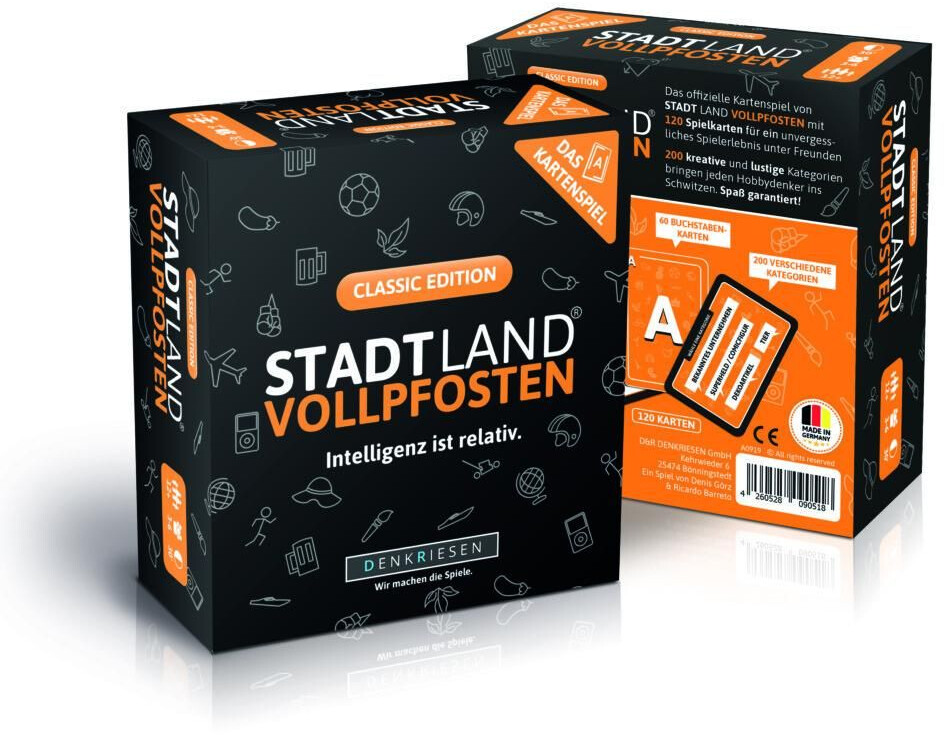 Stadt Land Vollpfosten (Das Kartenspiel) ab 16,76 € (Mai 2024 Preise