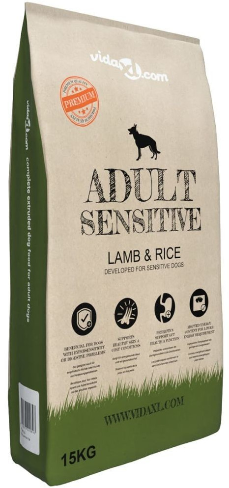 VidaXL Adult Sensitive agneau/riz (2 x 15 kg)