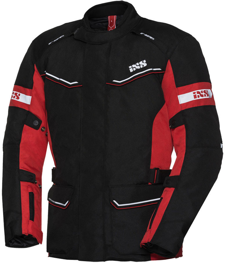 Photos - Motorcycle Clothing IXS Tour Evans-ST Lady Jacket black/red 