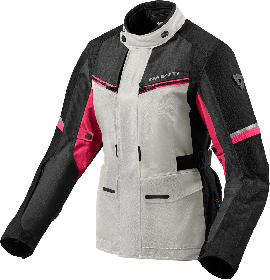REV'IT! Blouson Outback 3 Lady argent/rose