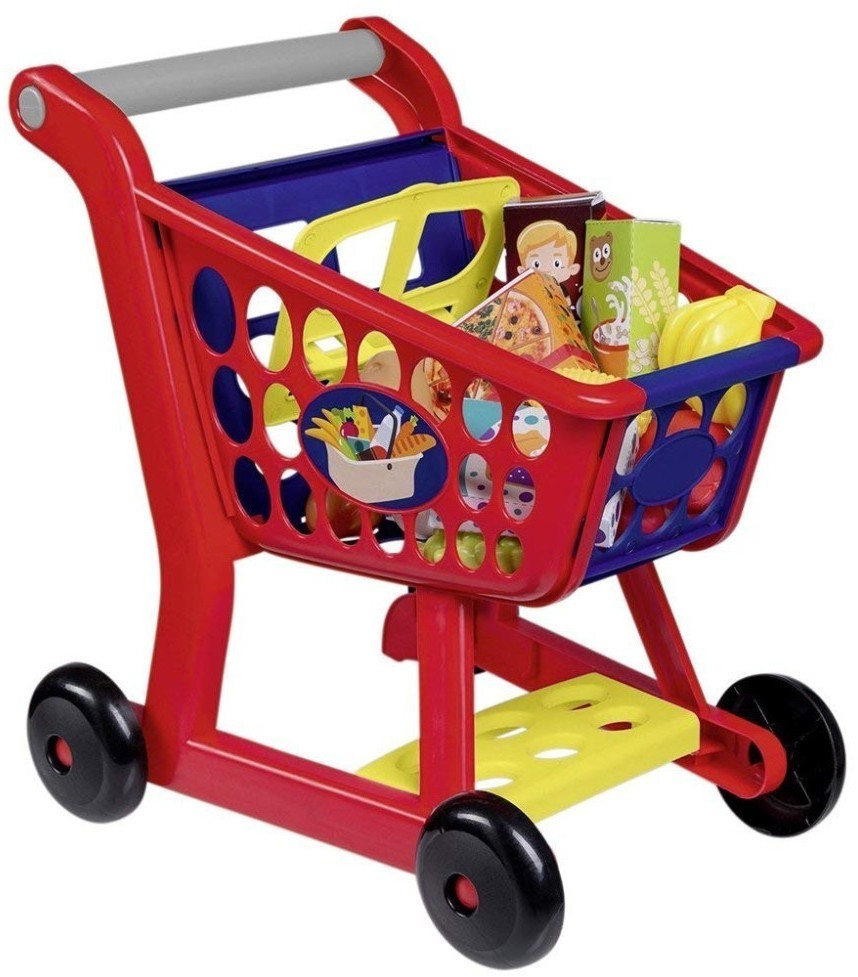 Plastik Kinder Einkaufswagen Spielzeug