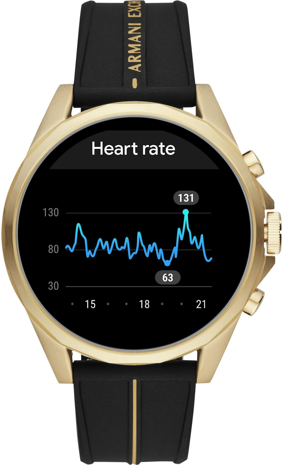 Armani Exchange Connected Touchscreen 46 mm noir (AXT2005)