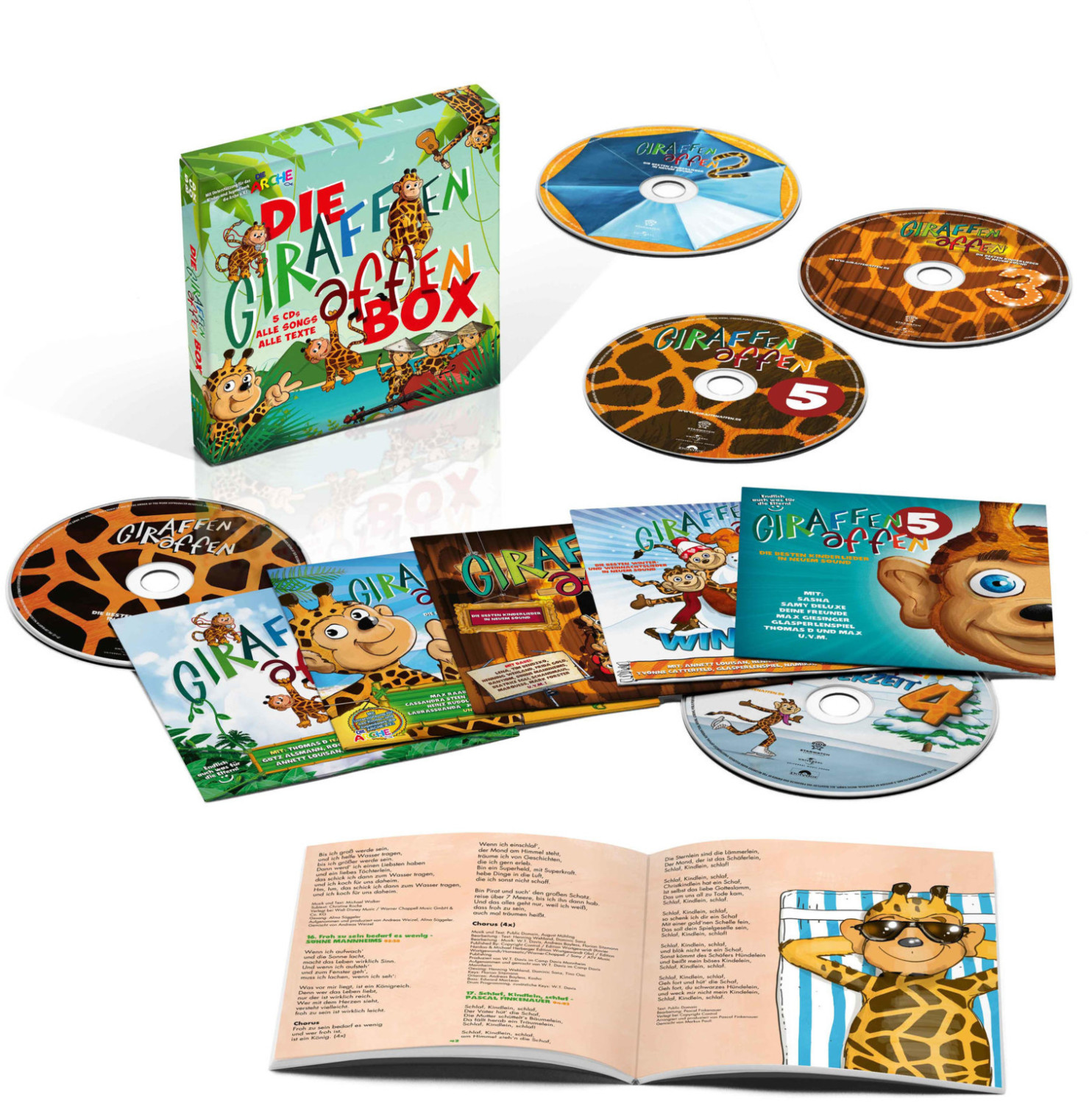 Amazon Prime - Die Giraffenaffen Box (Limitierte 5-CD-Box) für nur 15,39€