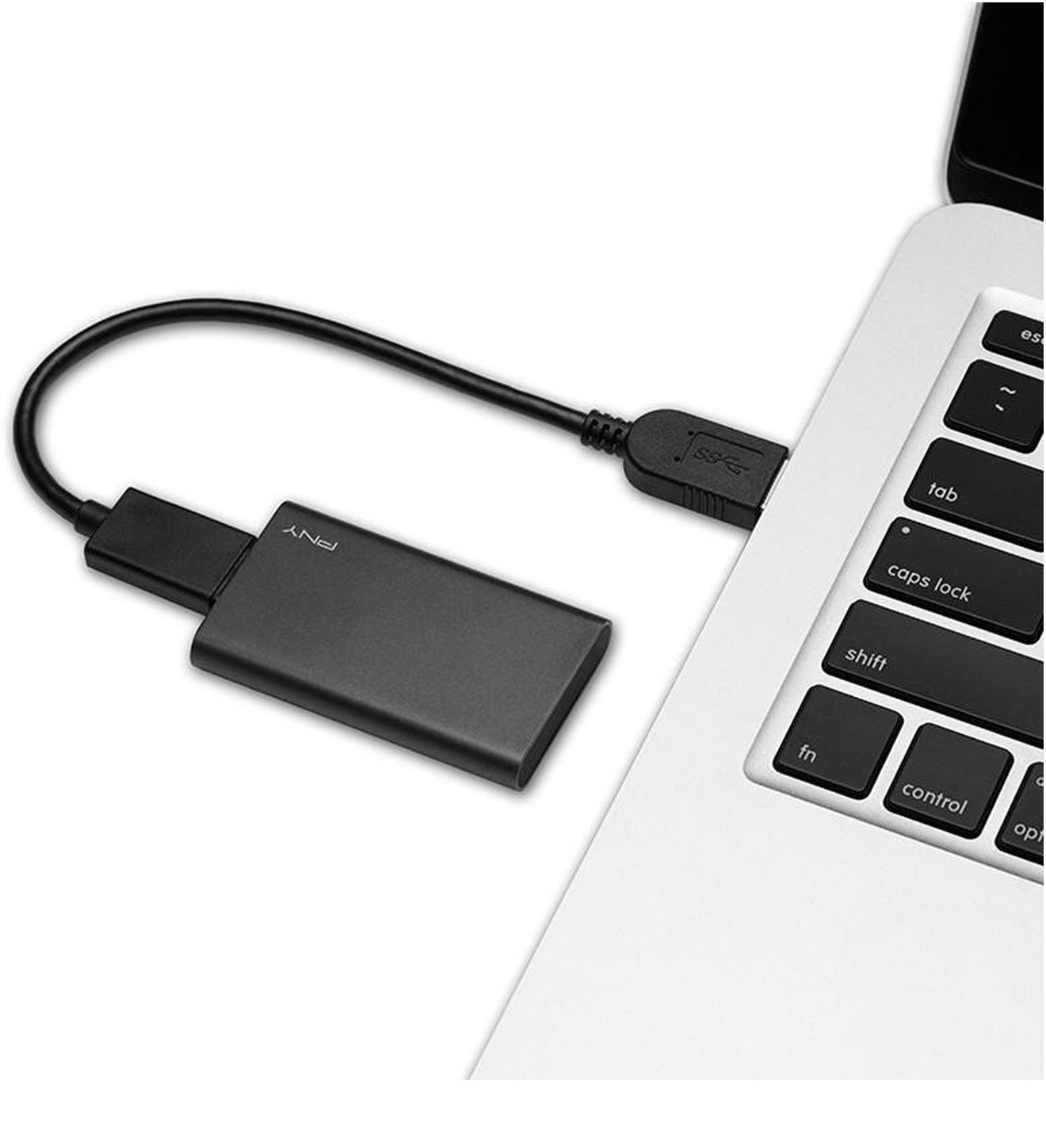 PNY Elite USB 3.0 Portable SSD 480 Go noir au meilleur prix sur