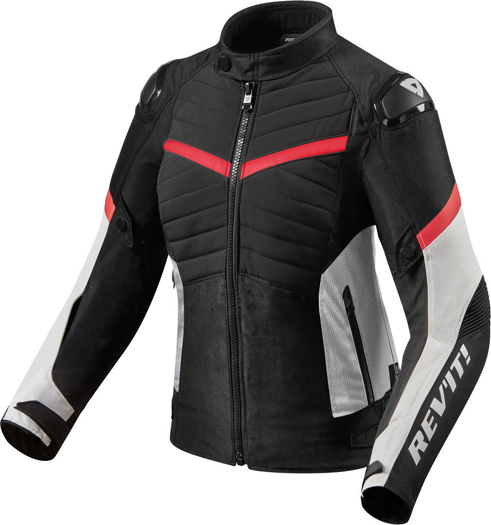 REV'IT! Arc H2O Lady Jacket black/white/red