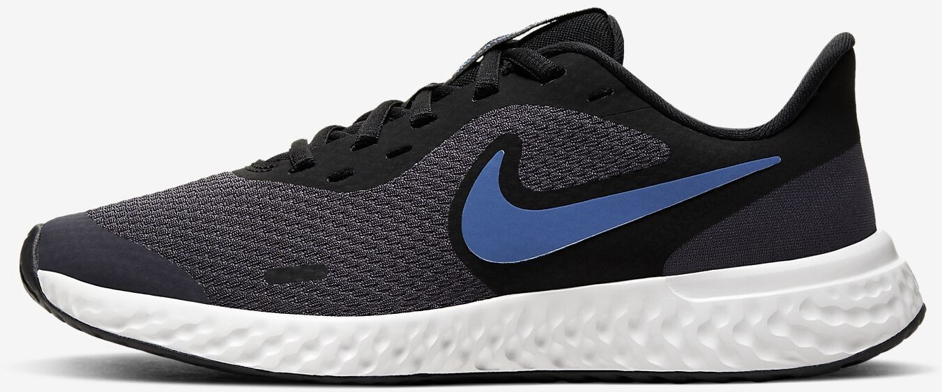 nike revolution 5 black and blue