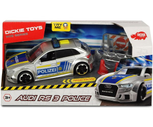 Sound Funktion Blaulicht Audi RS3 Polizei Dickie Polizeiauto mit Licht 