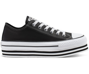 converse platform low top black