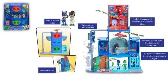 Giochi Preziosi Coffret Pyjamasques - Quartier Général Mission Control